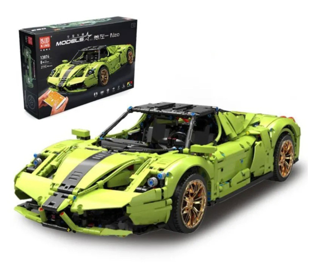 Mould King Klocki konstrukcyjne Ferrari Enzo zielony 2790 el. - 1551534 - zdjęcie
